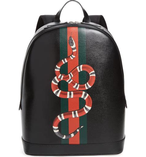 gucci leather backpack with chain|Gucci backpack nordstrom.